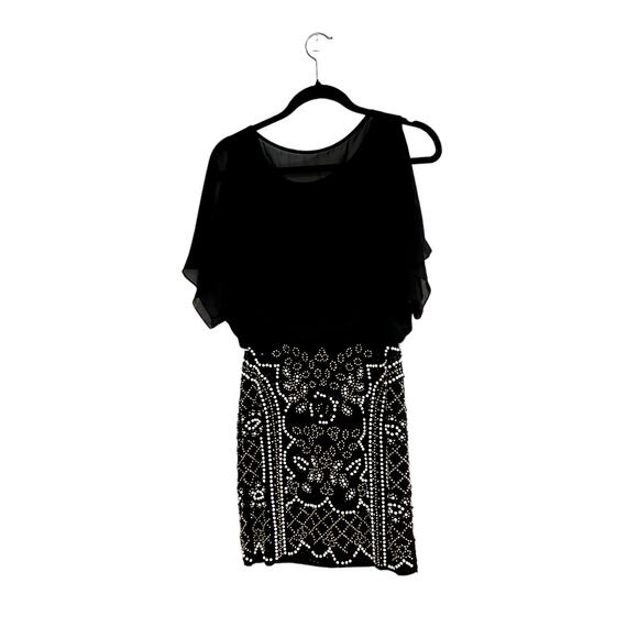 Xscape Beaded Skirt Mini Dress - Picture 2 of 12